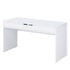 Schreibtisch Mirum 140x60x79 cm mit zwei Schubladen in Weiß von Hype Rooms